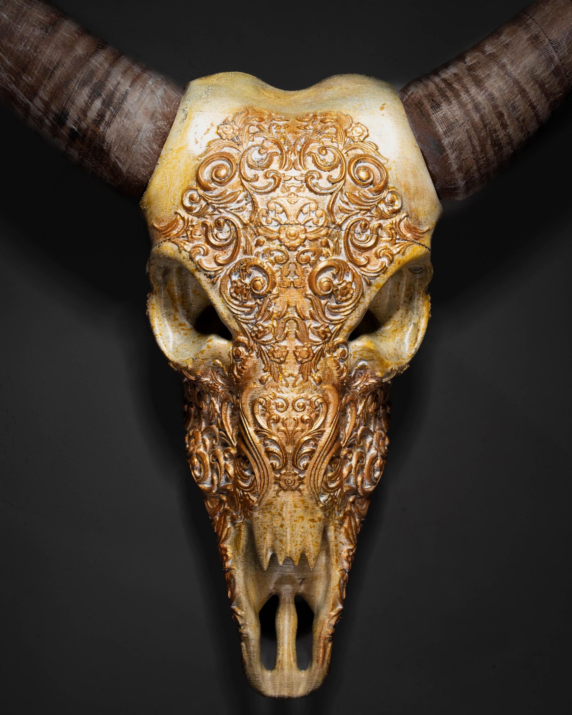 Bill the Buffalo Skull – 3D Printed Wall Art – Western & Boho Home Décor