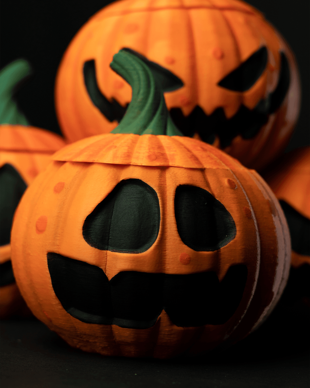 Pumpkin Bowl (20 cm) – Halloween Sweet Holder | Spooky Autumn Décor | 3D Printed Party Centrepiece