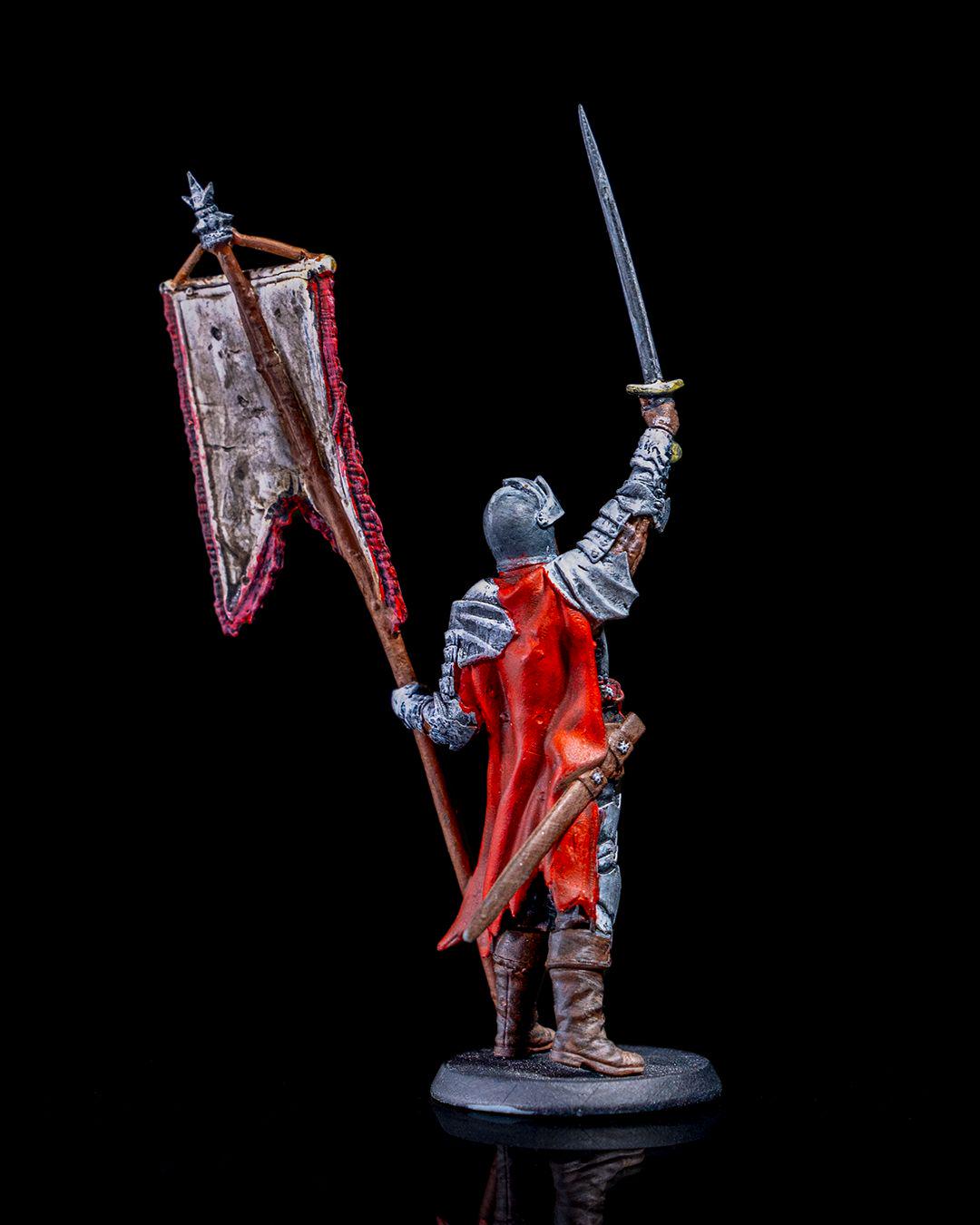Ravenhold Infantry Miniature 03 Unpainted | 3D Printed Fantasy Guard or Soldier Figure | DnD NPC or Wargame Mini | Resin Miniature UK