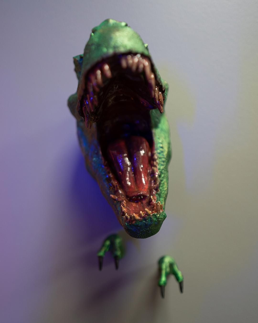Tyrannosaurus Hanger – 3D Printed T-Rex Wall Hook & Coat Hanger