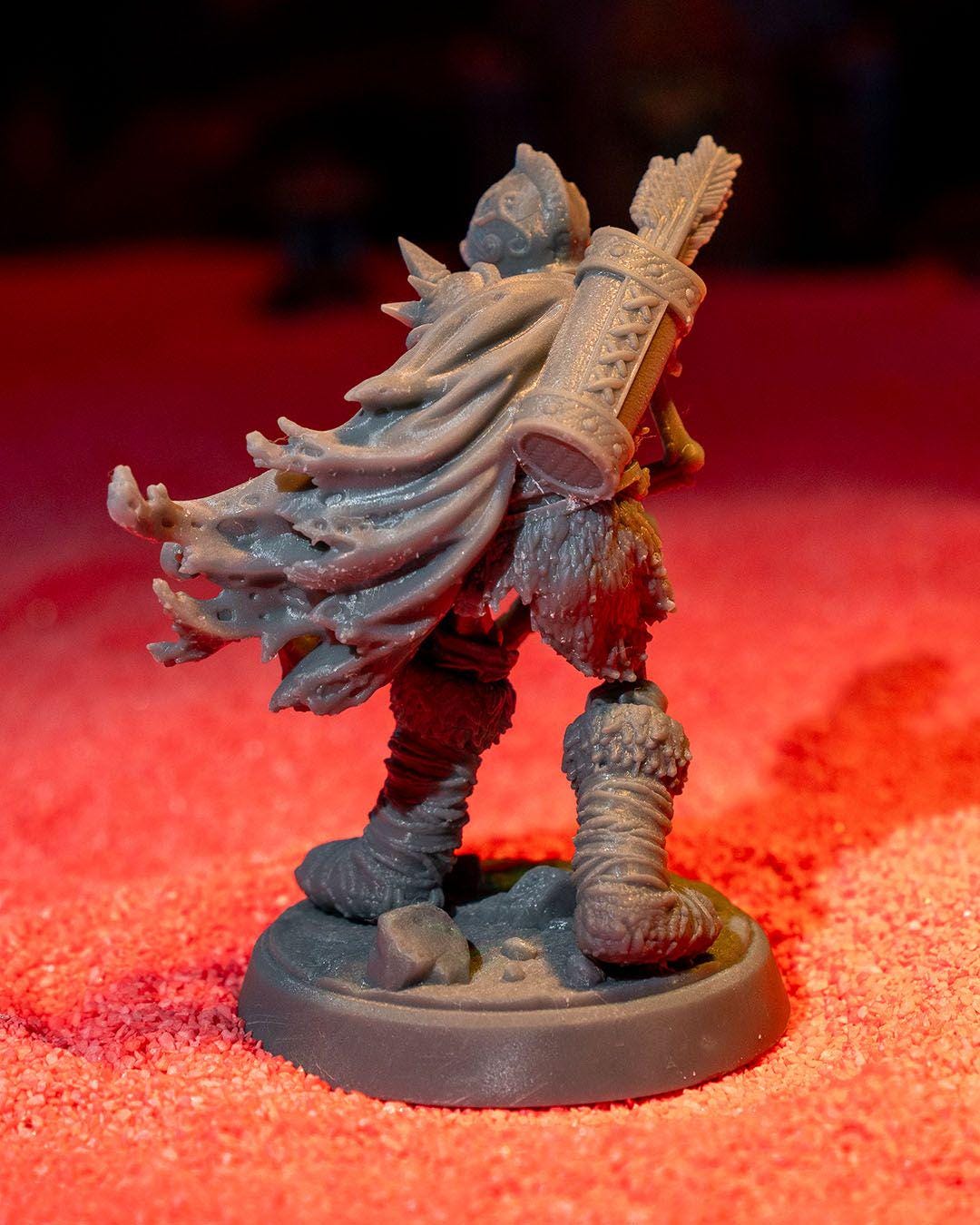 Skeleton Archer Miniature Unpainted | 3D Printed Undead Bowmen for DnD or Wargaming | Resin & PLA Paintable Skeleton Figure UK