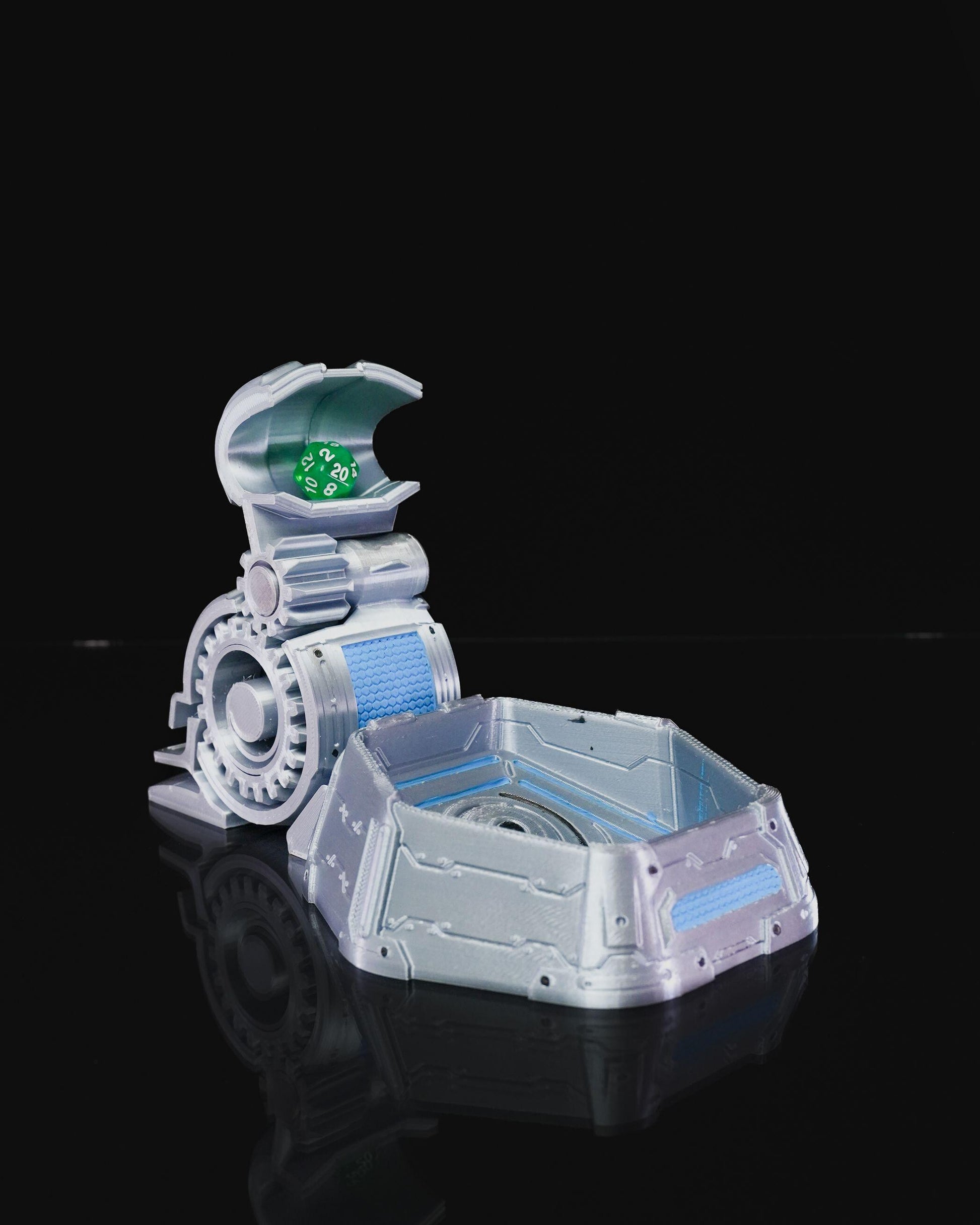 3D Printed Dice Thrower – Unique Mechanical Dice Roller for DnD & Board Games