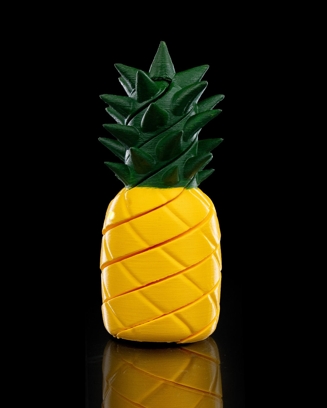 Fruit Loop 3D Print – 15cm Tall Twisted Banana Snake – Funny Shelf or Desk Decor