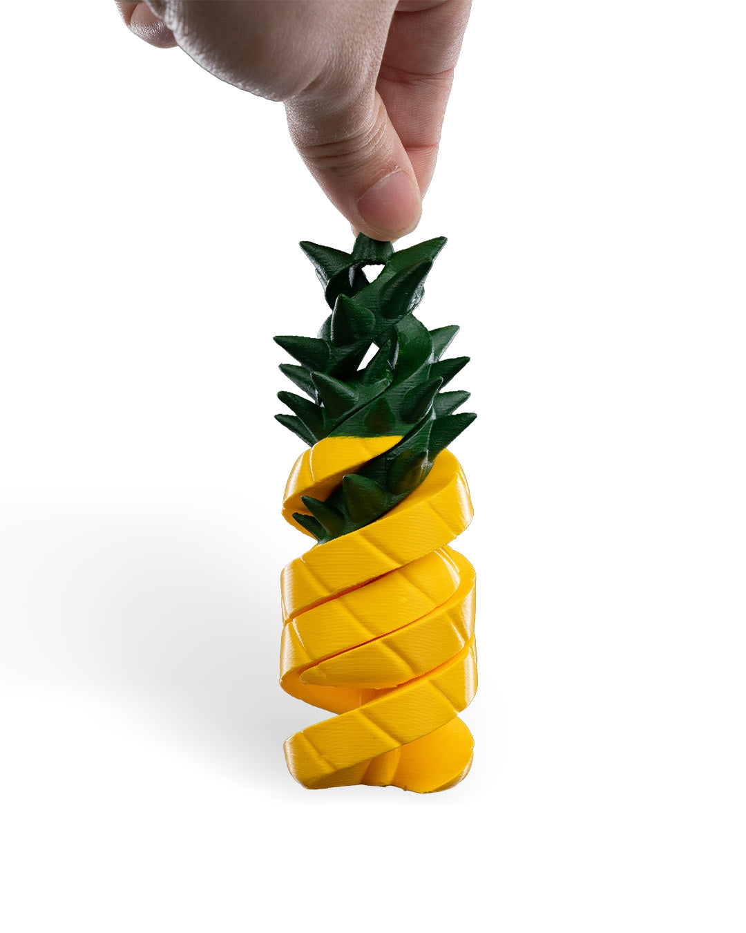 Fruit Loop 3D Print – 15cm Tall Twisted Banana Snake – Funny Shelf or Desk Decor