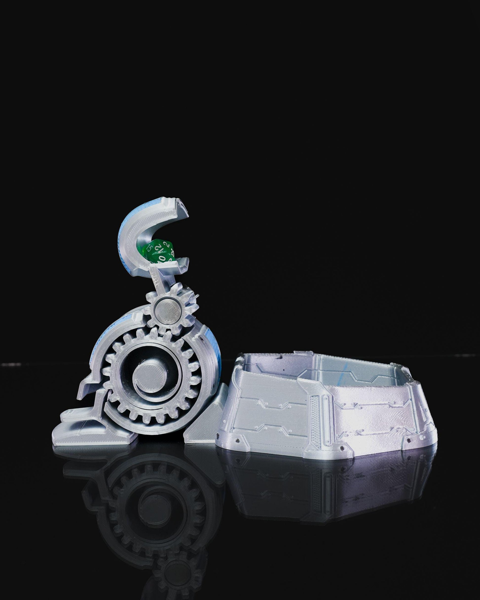 3D Printed Dice Thrower – Unique Mechanical Dice Roller for DnD & Board Games