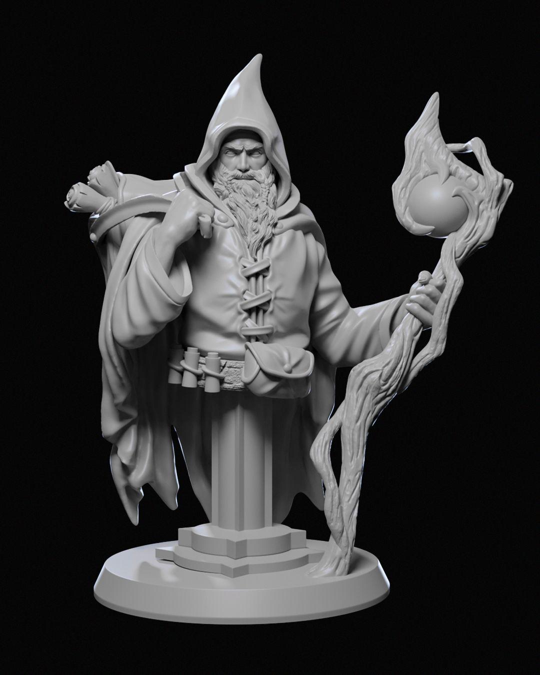 Karadin Genly Miniature Unpainted | 3D Printed Fantasy Female Warrior Model | DnD Heroine Figure | Resin & PLA Paintable Miniature UK