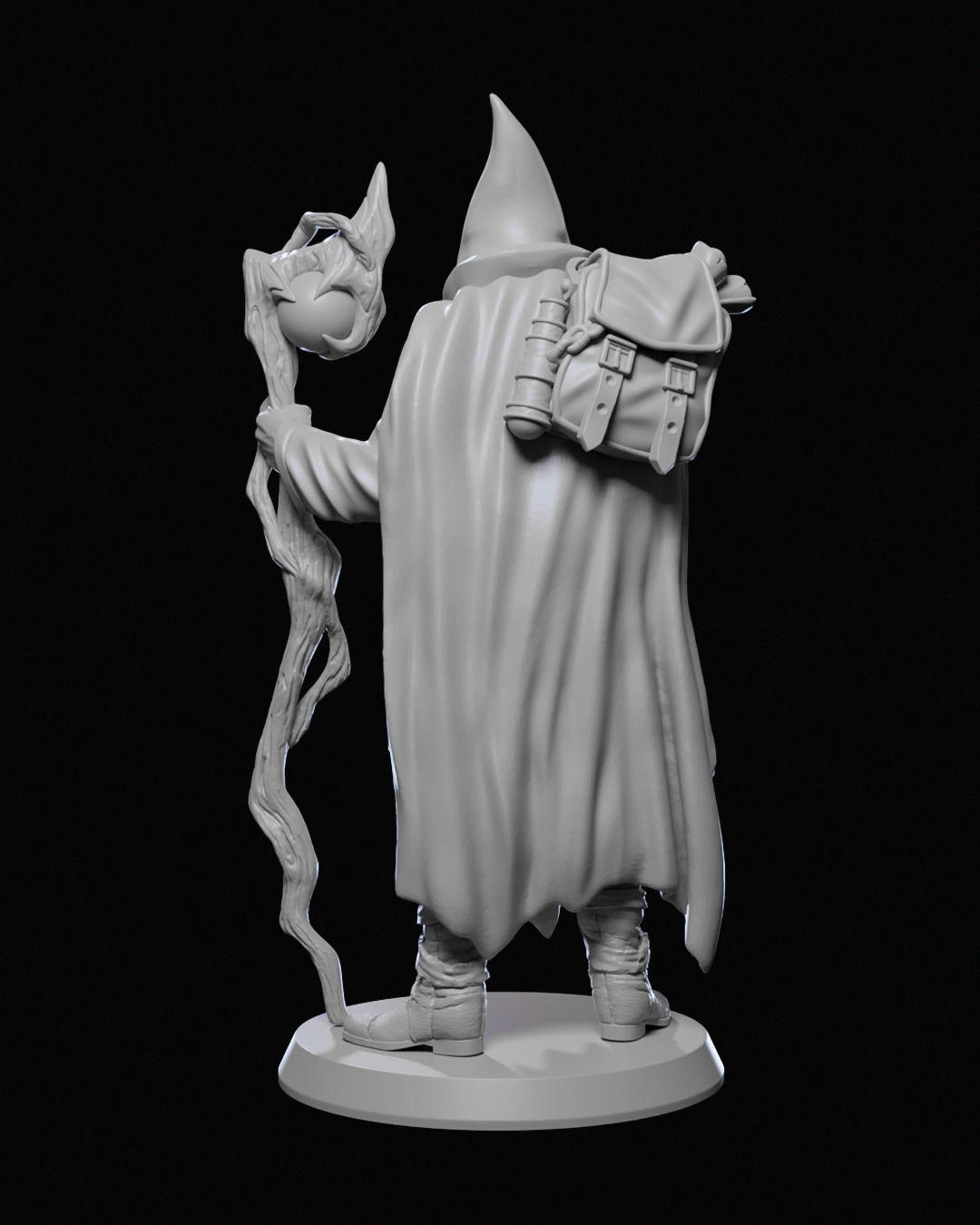 Karadin Genly Miniature Unpainted | 3D Printed Fantasy Female Warrior Model | DnD Heroine Figure | Resin & PLA Paintable Miniature UK