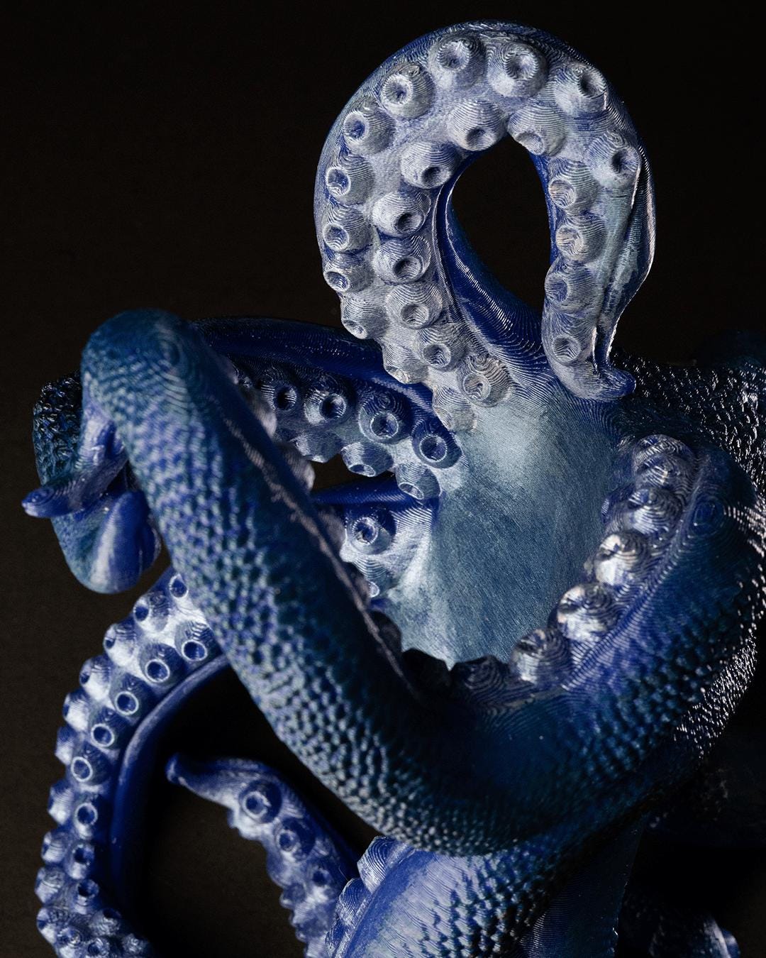 Unique Octopus Wine Bottle Holder – Handmade 3D Printed Home Décor and Bar Gift