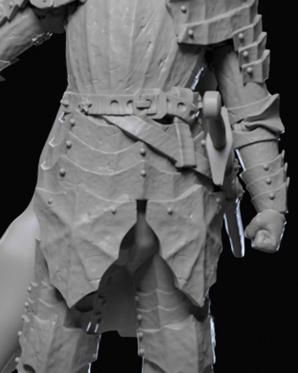 Ravenhold General Miniature Unpainted | 3D Printed Fantasy Commander Figure statue | DnD Hero or Wargame Leader | Resin & PLA Miniature UK
