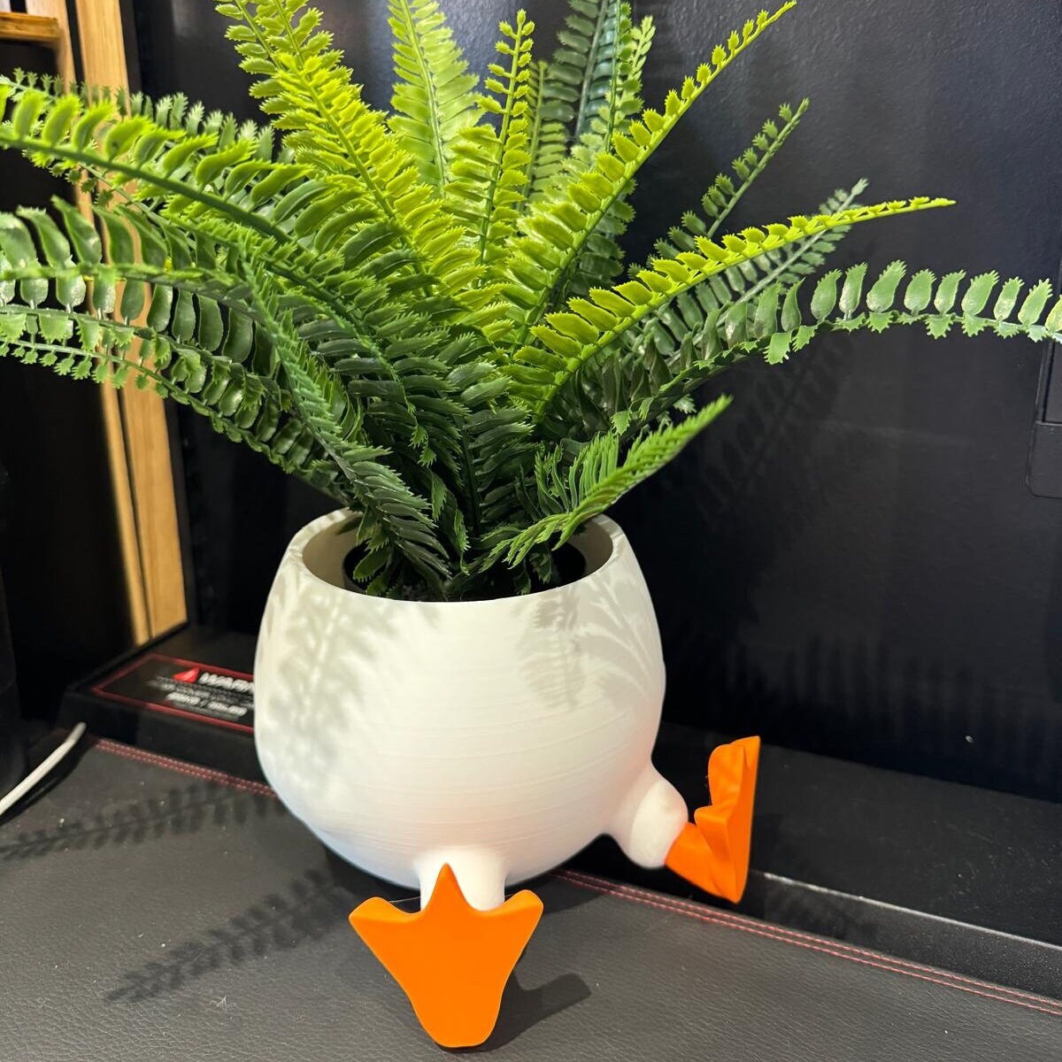 Cute Duck Plant Pot – 3D Printed Adorable Planter | Indoor Plant Pot, Home & Desk Décor, Gift for Plant Lovers