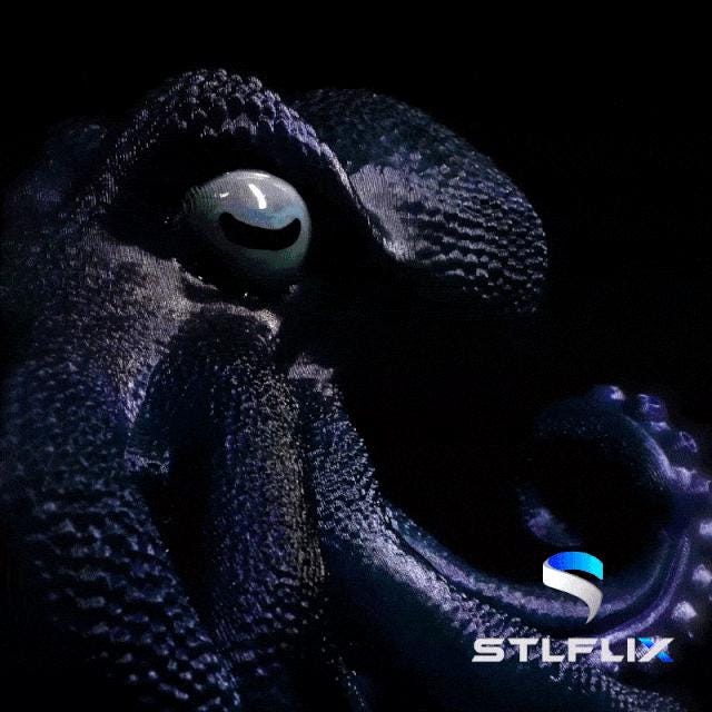 Unique Octopus Wine Bottle Holder – Handmade 3D Printed Home Décor and Bar Gift