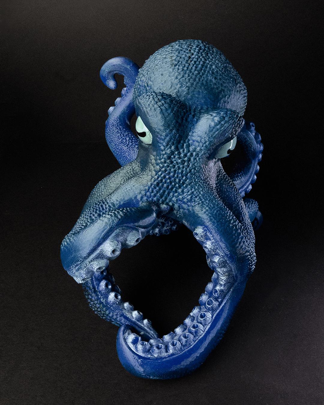 Unique Octopus Wine Bottle Holder – Handmade 3D Printed Home Décor and Bar Gift