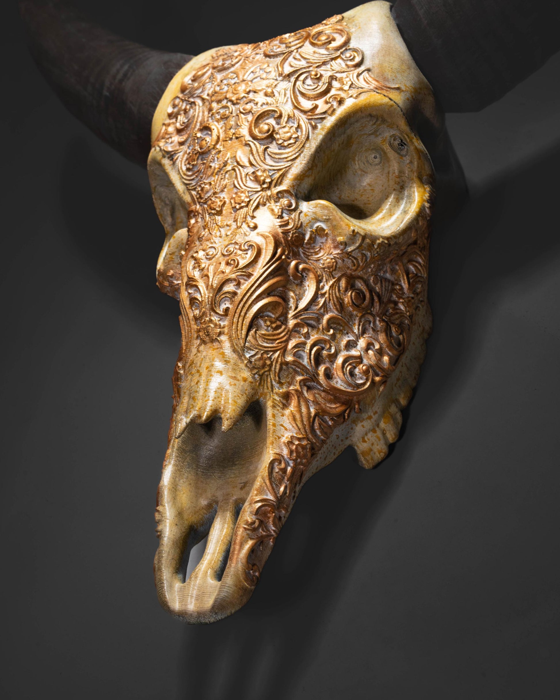 Bill the Buffalo Skull – 3D Printed Wall Art – Western & Boho Home Décor