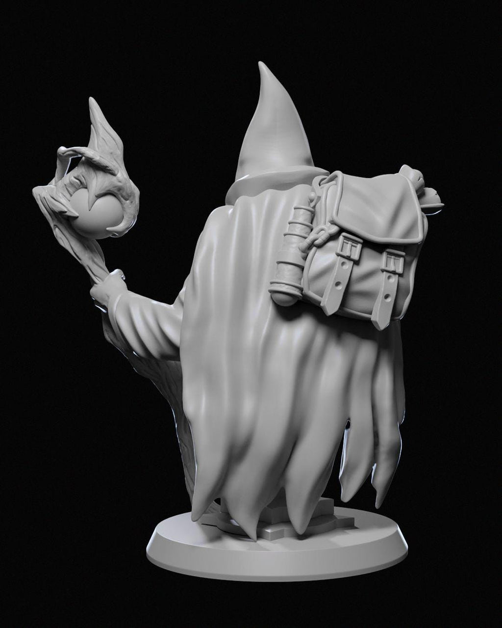 Karadin Genly Miniature Unpainted | 3D Printed Fantasy Female Warrior Model statue | DnD Heroine Figure | Resin & PLA Paintable Miniature UK