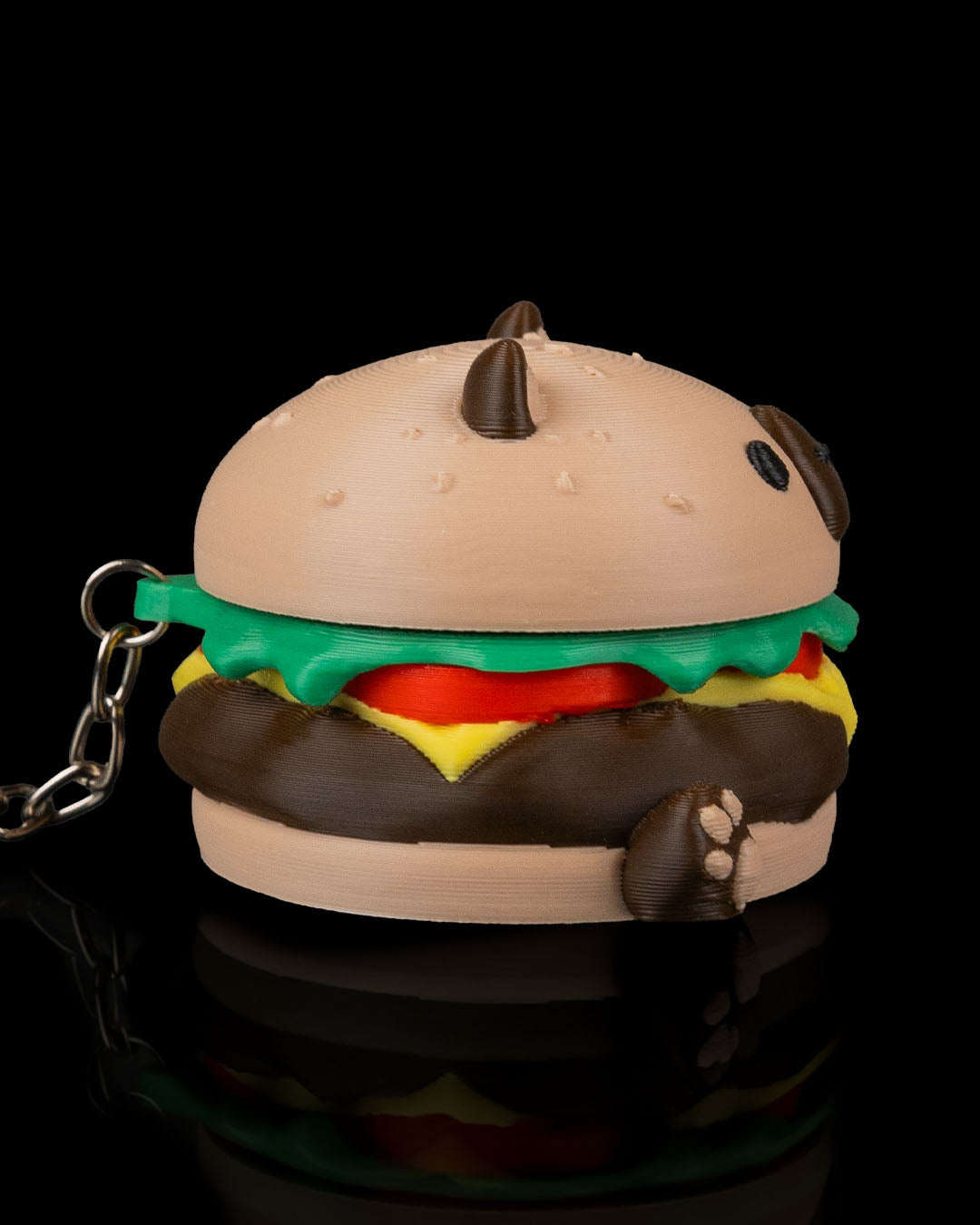 Capyburger – 3D Printed Capybara Burger Figurine