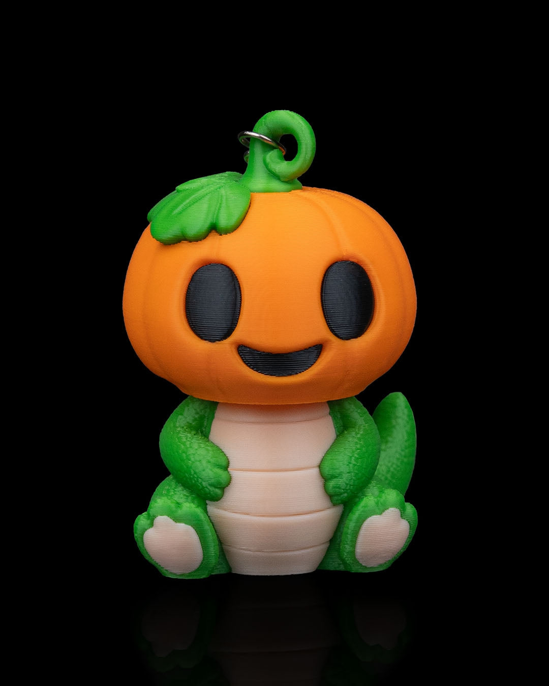 Dino Pump-King – Halloween Dinosaur Pumpkin Statue | Spooky Collectible Figurine | 3D Printed Gothic Desk Décor