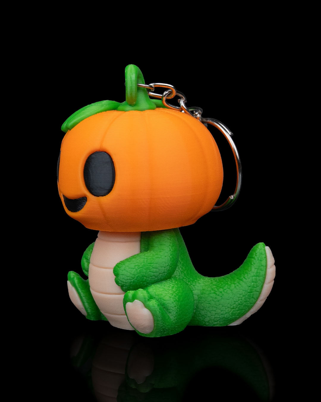 Dino Pump-King – Halloween Dinosaur Pumpkin Statue | Spooky Collectible Figurine | 3D Printed Gothic Desk Décor