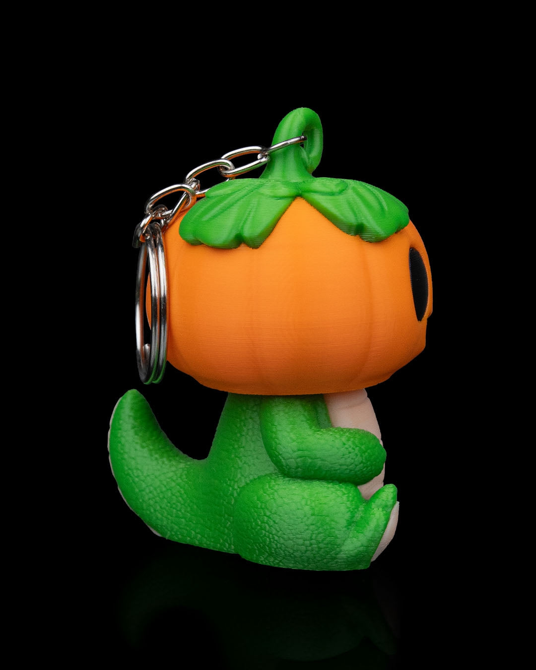 Dino Pump-King – Halloween Dinosaur Pumpkin Statue | Spooky Collectible Figurine | 3D Printed Gothic Desk Décor