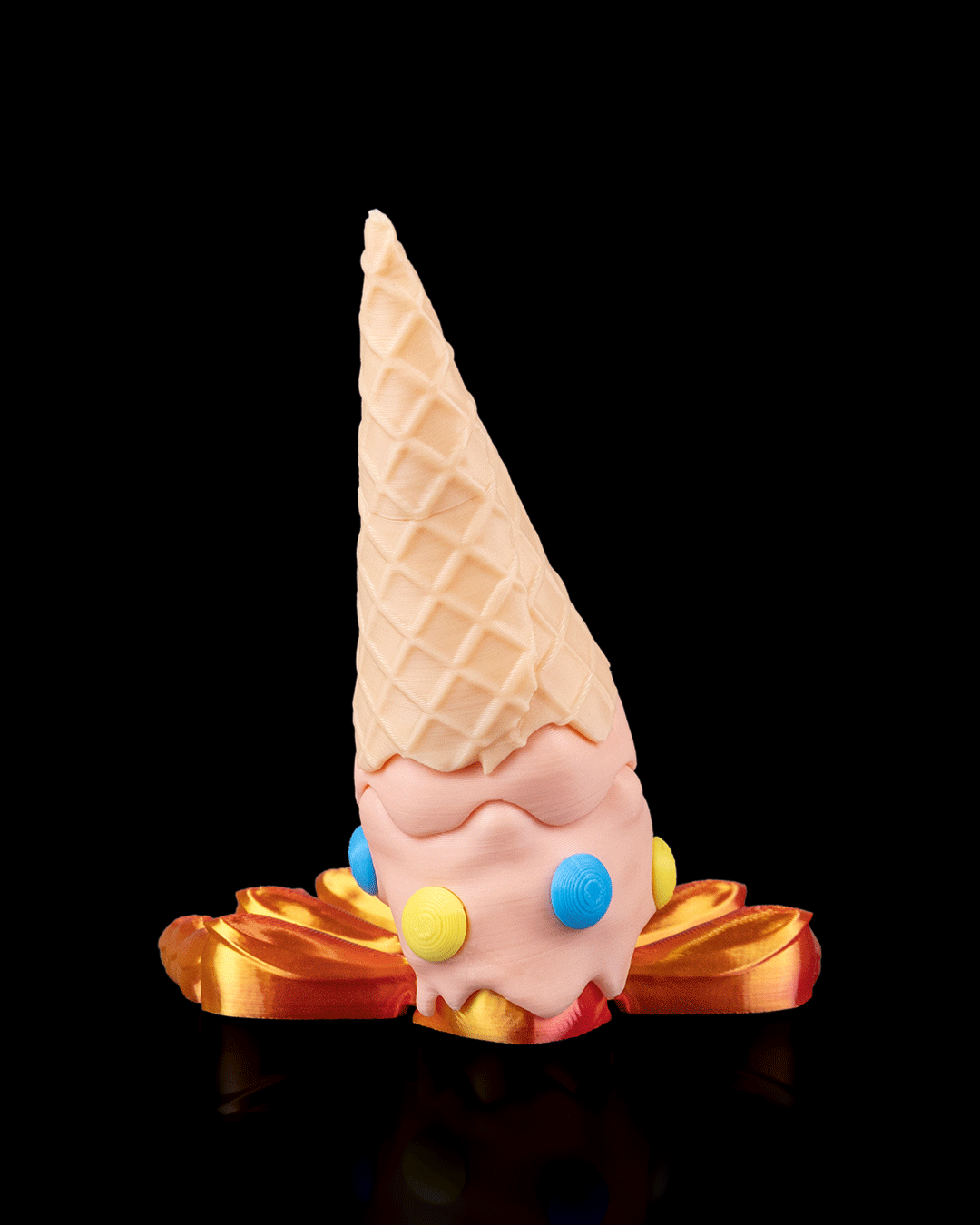 Hermit Icecrab – 3D Printed Ice Cream Crab Figurine