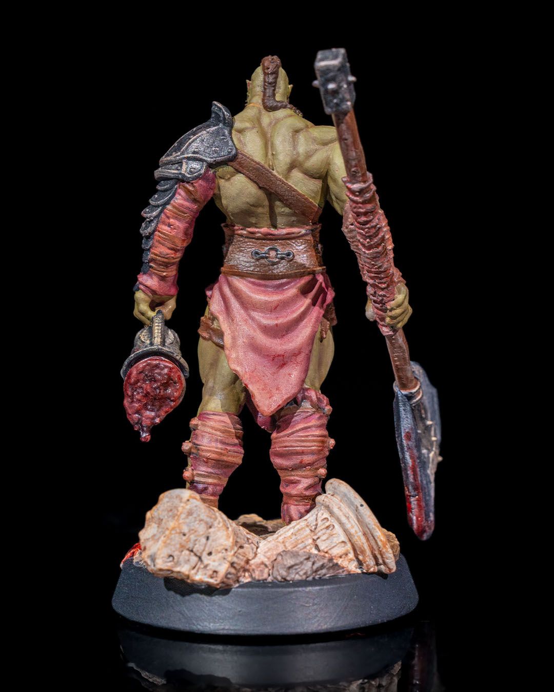 🪓 Kurk the Obliterator – 3D Printed Resin Fantasy Miniature (Unpainted, Multiple Sizes)