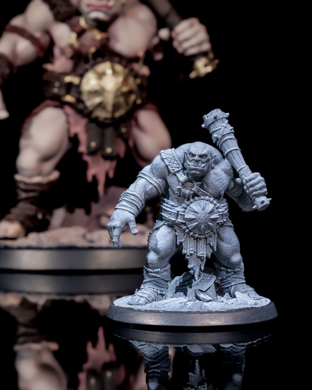 🪓 Ogre Miniature – 3D Printed Resin Figure . miniature for Painters, Gamers & Display (Dead End Ogre)