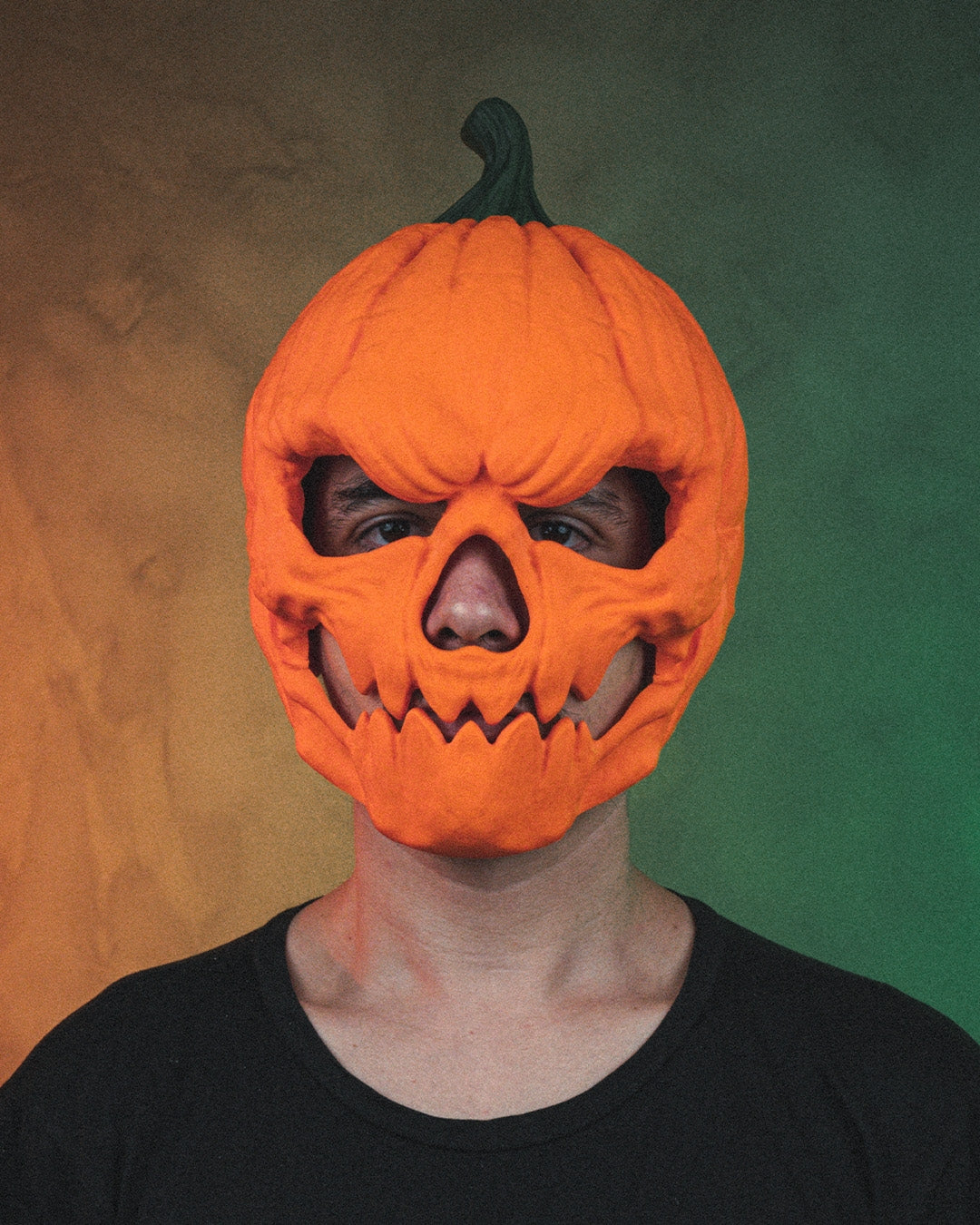 Pumpkin Head Halloween Mask – 3 Sizes (Adult Cosplay / Display) | Spooky Halloween Costume Accessory | Unpainted 3D Print