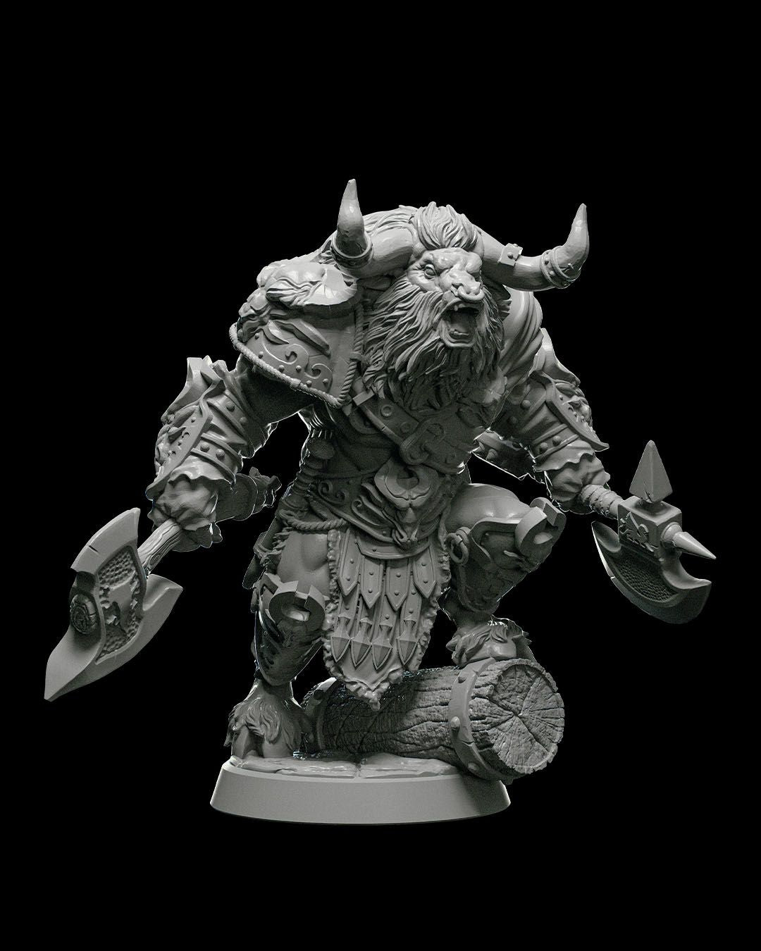 ⚔️ Talodem the Giant Slayer – 3D Printed Resin Miniature for Painting & Display