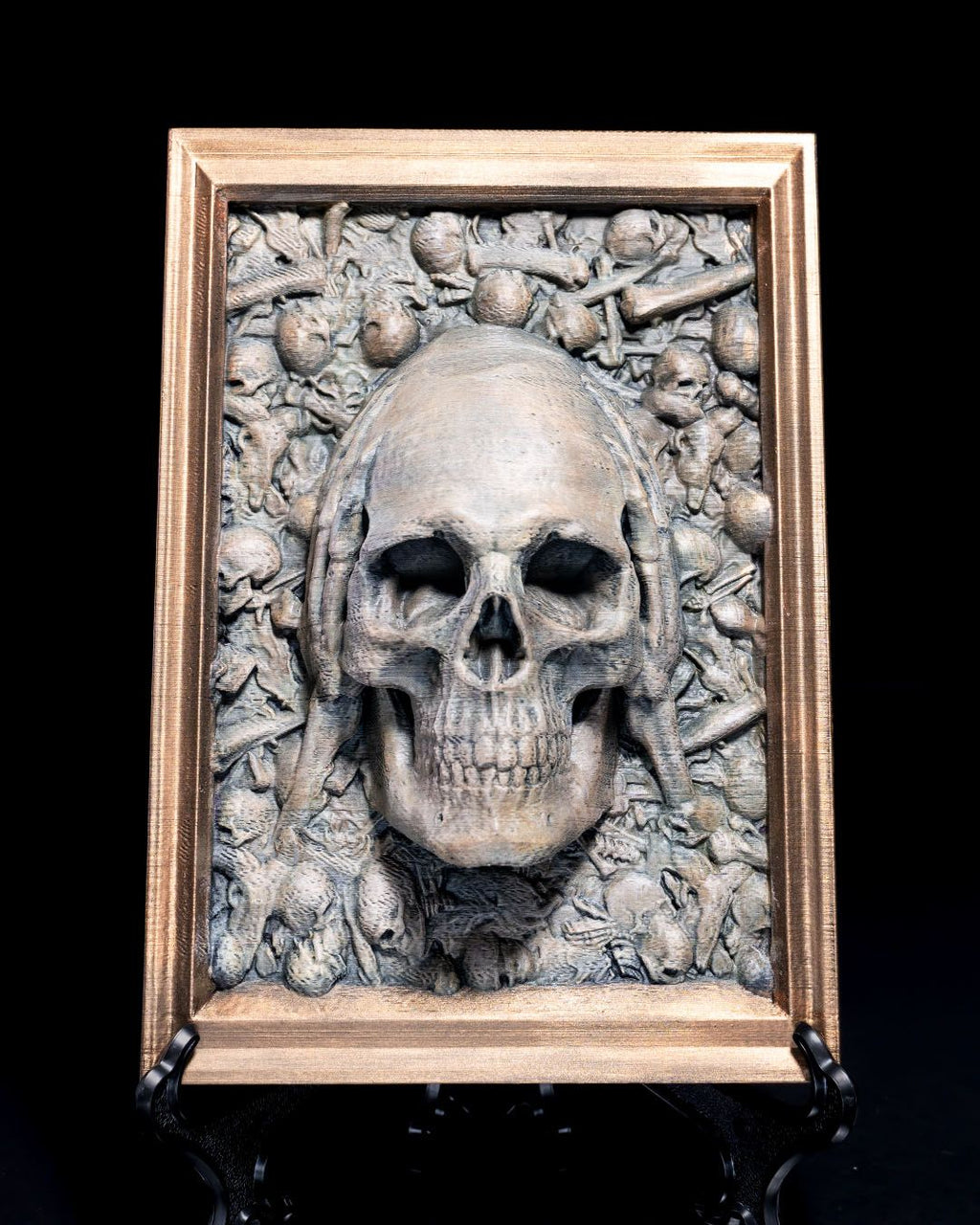 Three Wise Skulls (Set of 3) – Halloween Desk Ornaments | Gothic Office Décor | Spooky Collectible Figurines