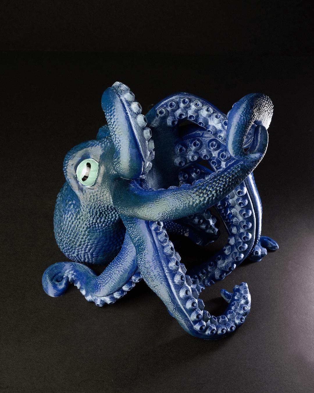 Unique Octopus Wine Bottle Holder – Handmade 3D Printed Home Décor and Bar Gift