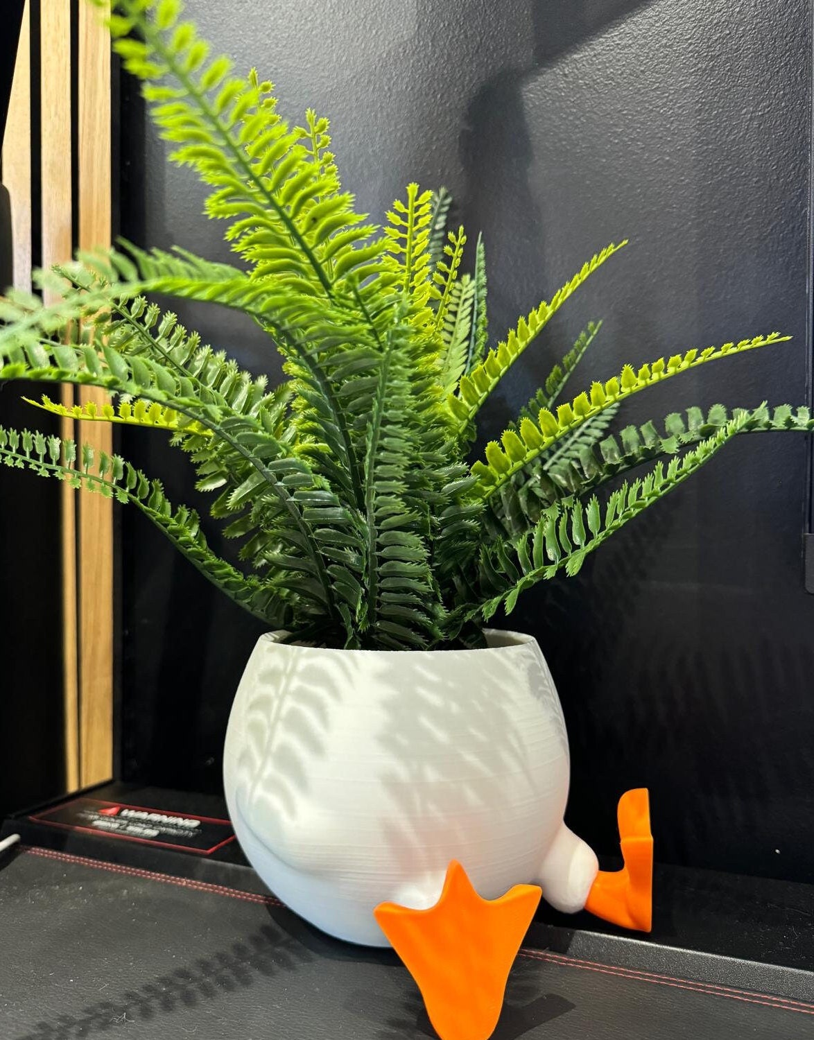 Cute Duck Plant Pot – 3D Printed Adorable Planter | Indoor Plant Pot, Home & Desk Décor, Gift for Plant Lovers