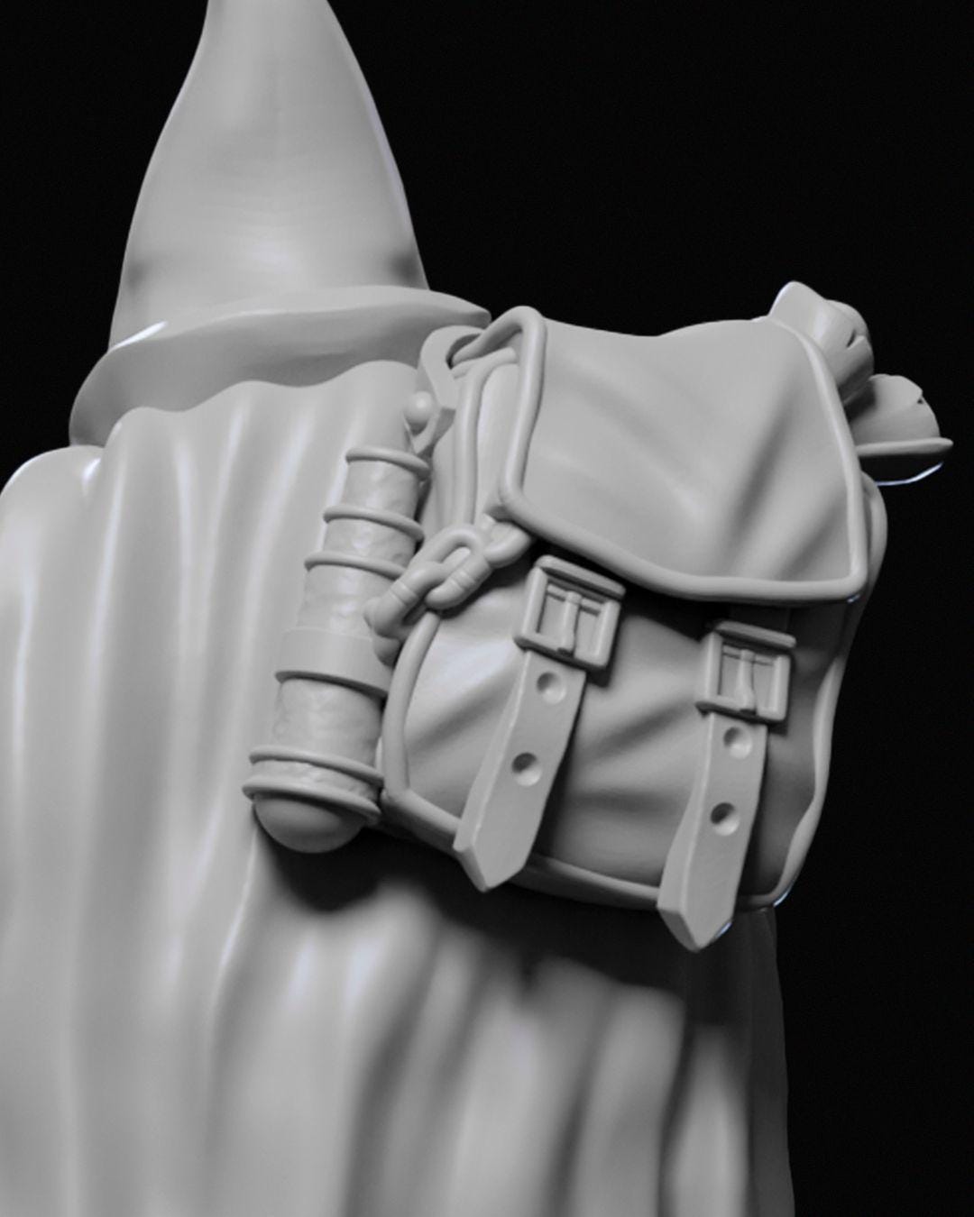 Karadin Genly Miniature Unpainted | 3D Printed Fantasy Female Warrior Model | DnD Heroine Figure | Resin & PLA Paintable Miniature UK