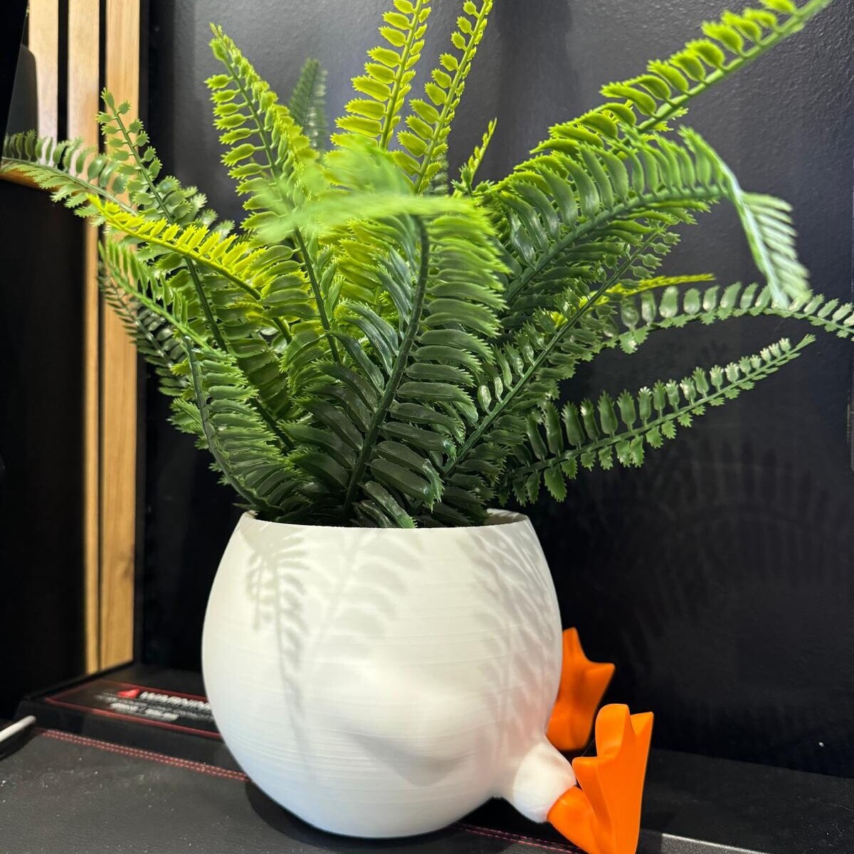 Cute Duck Plant Pot – 3D Printed Adorable Planter | Indoor Plant Pot, Home & Desk Décor, Gift for Plant Lovers