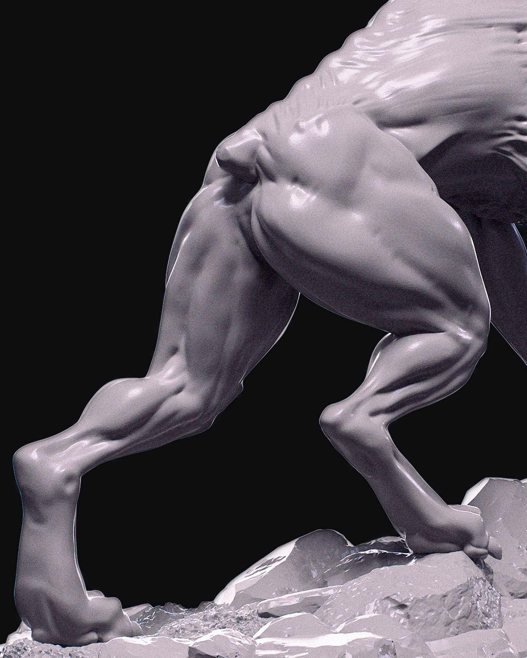 Hellhound Miniature Unpainted | 3D Printed Demon Dog Model for DnD or Tabletop | Paintable Fantasy Creature | Resin & PLA Miniature UK