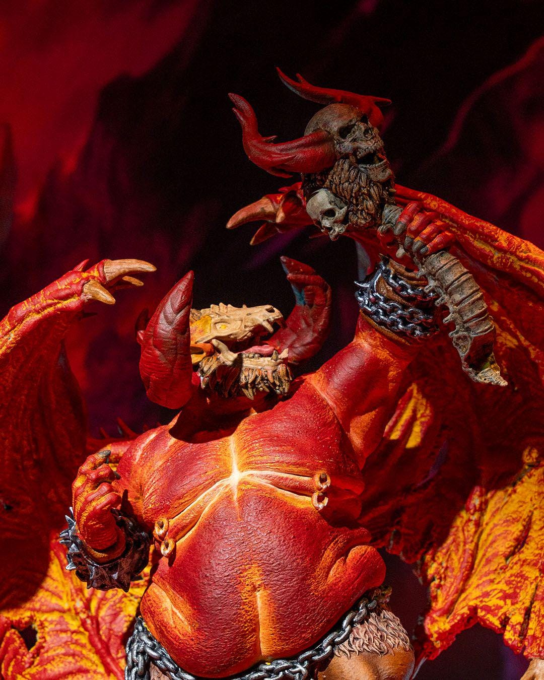 Orcus, The Lord of Bones – Resin Printed Large Demon Miniature for RPG & Display