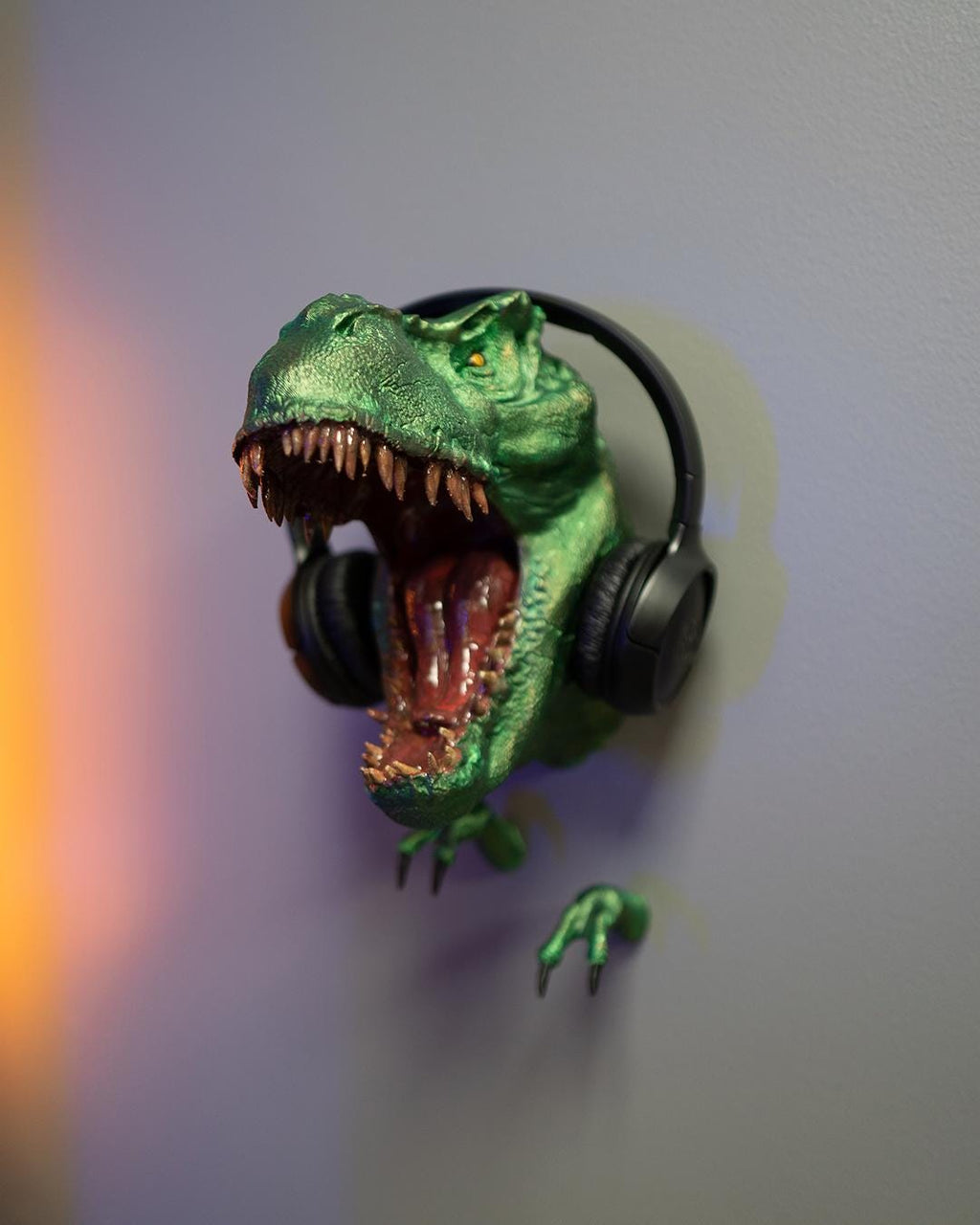 Tyrannosaurus Hanger – 3D Printed T-Rex Wall Hook & Coat Hanger