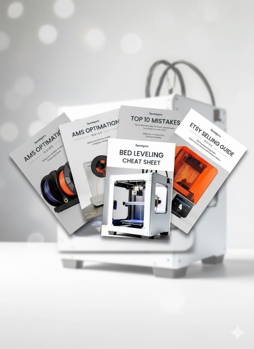 3D Printing Starter Pack – 20 STL Tool & Organiser Files + 6 Guides | Commercial Print Licence Included