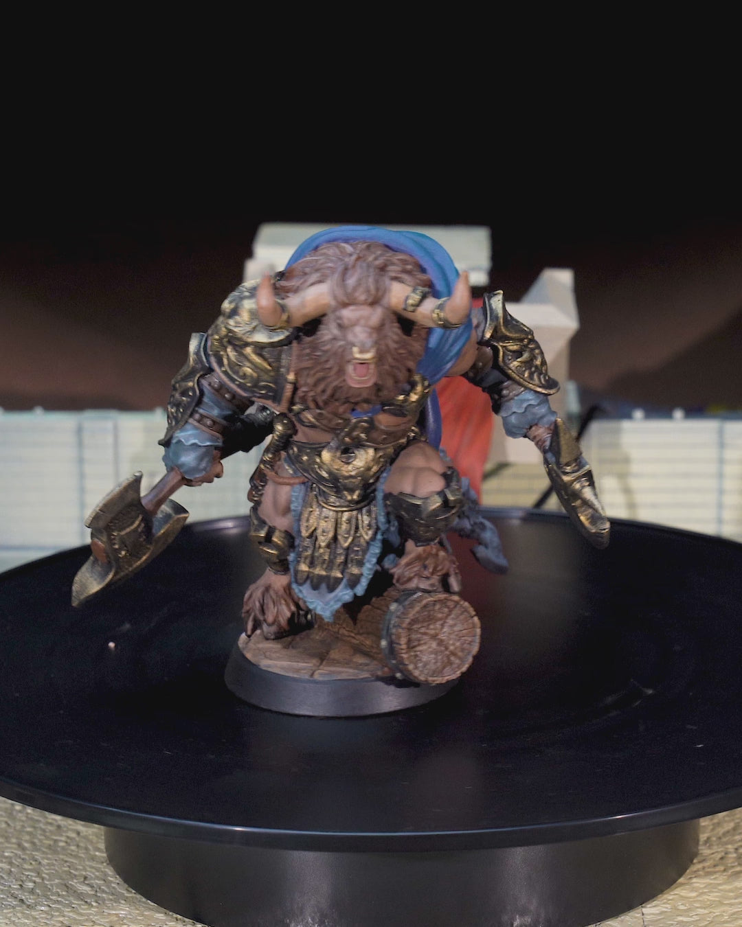 ⚔️ Talodem the Giant Slayer – 3D Printed Resin Miniature for Painting & Display
