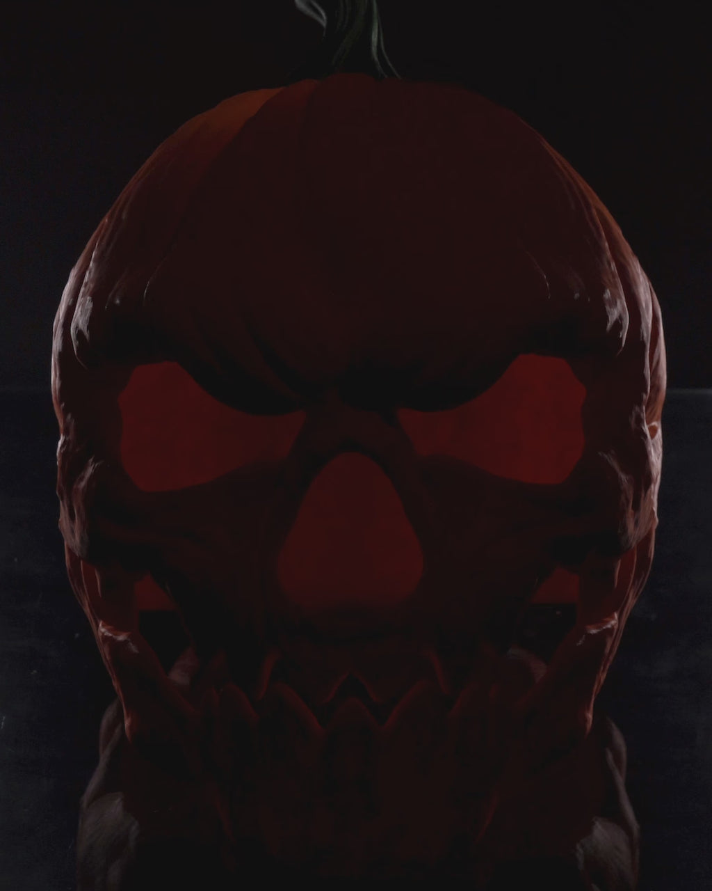 Pumpkin Head Halloween Mask – 3 Sizes (Adult Cosplay / Display) | Spooky Halloween Costume Accessory | Unpainted 3D Print